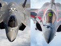 Các chiến đấu cơ F-35 (trái) của Mỹ và Rafale của Pháp. Ảnh: MW.