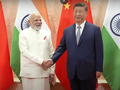 Thủ tướng Ấn Độ Narendra Modi có cuộc gặp song phương với Chủ tịch Trung Quốc Tập Cận Bình tại Thiên Tân, Trung Quốc vào ngày 31/8. Ảnh: RT.