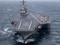 Tàu sân bay USS Gerald Ford của quân đội Mỹ. Ảnh: MW.