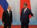 Chủ tịch Trung Quốc Tập Cận Bình và Tổng thống Nga Vladimir Putin tại Hội nghị thượng đỉnh SCO ở Thiên Tân ngày 1/9. Ảnh: AFP.