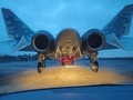 Su-57 với khoang vũ khí chính bên trong đang mở. Ảnh: MW.