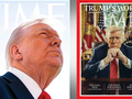 Bìa cũ (trái) bị ông Trump chê bai và bìa mới được tạp chí Time cho ra mắt. Ảnh: Deadline.