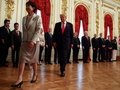 Tổng thống Mỹ Donald Trump và Thủ tướng Nhật Bản Sanae Takaichi tham dự cuộc họp song phương tại Cung điện Akasaka ở Tokyo, Nhật Bản, ngày 28/10. Ảnh: Reuters.