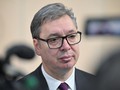 Tổng thống Serbia Aleksandar Vucic tại Copenhagen, Đan Mạch, ngày 2/10. Ảnh: Getty.