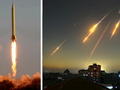 Vụ phóng tên lửa Shahab-3 và sự xuất hiện của tên lửa Iran trên bầu trời Israel. Ảnh: MW.