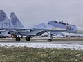 Chiến đấu cơ Su-30 của Lực lượng Không quân Vũ trụ Nga. Ảnh: MW.