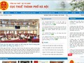 Giao diện Cục Thuế TP. Hà Nội