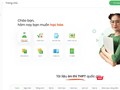 Giao diện Cốc Cốc học tập.