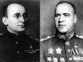 Trùm KGB Beria (trái) và Nguyên soái Zhukov (Ảnh Tư liệu)