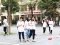 Thí sinh dự thi trong kỳ thi vào lớp 10. Ảnh: Minh Thúy