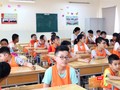 Học sinh tại Trường THCS Dịch Vọng. Ảnh: Minh Thúy
