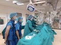 Kíp can thiệp cấp cứu. Ảnh: Bệnh viện Đa khoa Đức Giang