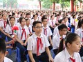 Học sinh trong ngày khai giảng năm học mới 2019-2020. Ảnh: Minh Thúy