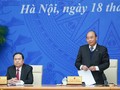 Thủ tướng Chính Phủ Nguyễn Xuân Phúc chủ trì hội nghị. Ảnh: Quang Hiếu