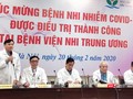 Họp báo điều trị thnahf công cho bệnh nhi 3 tháng tuổi mắc COVID-19. Ảnh: Minh Thúy