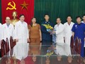 Bệnh viện Trung ương Quân đội 108 chúc mừng bệnh nhân ra viện. Ảnh: BVCC