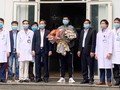 Bệnh nhân thứ 18 mắc COVID-19 tại Việt Nam đã khỏi bệnh và xuất viện. Ảnh: Trọng Kỳ