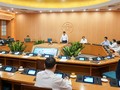Họp Ban Chỉ đạo phòng, chống dịch COVID-19 TP. Hà Nội. Ảnh: Nguyễn Khánh