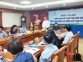 Toàn cảnh hội nghị sơ kết quy chế phối hợp giữa Tổng Liên đoàn Lao động Việt Nam và Bộ Y tế. Ảnh: Minh Thúy