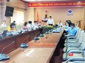 Thứ trưởng bộ Y tế Nguyễn Thanh Long họp với VNPT về ứng dụng công nghệ thông tin trong y tế. Ảnh: Minh Thúy