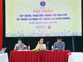 Hội thảo tập huấn, trao đổi thông tin báo chí về thuốc lá điện tử, thuốc lá nung nóng (Ảnh: Minh Thúy)