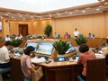 Ban Chỉ đạo phòng, chống dịch COVID-19 TP. Hà Nội họp vào chiều nay (Ảnh: Phú Khánh) 