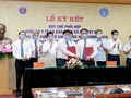 Bộ Y tế và Bảo hiểm xã hội Việt Nam ký kết quy chế phối hợp nhằm giải quyết vướng mắc của bảo hiểm y tế (Ảnh: Phạm Hằng)