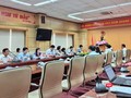 Toàn cảnh cuộc họp giải quyết các vấn đề vướng mắc liên quan đến khám chữa bệnh và thanh toán bảo hiểm y tế (BHYT) diễn ra trong hôm nay (16/9) (Ảnh: Minh Thúy)