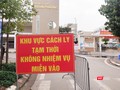 Khu vực cách ly ở Trường Tiểu học Xuân Phương (Ảnh - Minh Thuý) 