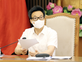 Phó Thủ tướng Vũ Đức Đam chủ trì cuộc họp Thường trực Ban Chỉ đạo Quốc gia phòng, chống dịch COVID-19 (Ảnh - VGP)