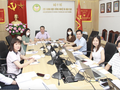 Cục Khoa học công nghệ và Đào tạo, Bộ Y tế thảo luận về vaccine phòng COVID-19 (Ảnh - Nhiên Nguyễn)