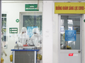 Buồng khám sàng lọc COVID-19 tại BV (Ảnh - Minh Thuý)