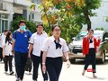 Thí sinh hoàn thành bài thi tổ hợp môn Khoa học Tự nhiên tại Trường THPT Gia Định (Quận Bình Thạnh)