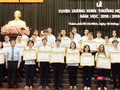 Tuyên dương hơn 600 học sinh có thành tích xuất sắc trong năm học 2018-2019