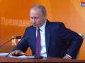 Ông Putin trong cuộc họp báo thường niên.