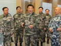 Chủ tịch Trung Quốc Tập Cận Bình cùng các tướng lĩnh.