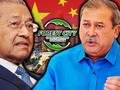 Ông Mahathir và vua Ibrahim.