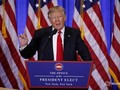 Tổng thống Donald Trump trong cuộc họp báo kết thúc hội nghị thượng đỉnh Hoa Kỳ - Triều Tiên tại Hà Nội.