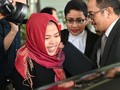 Bà Siti Aisyah, nghi phạm vừa được trả tự do. Ảnh: AFP.