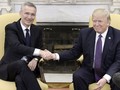 Tổng thống Hoa Kỳ Donald Trump và Tổng thư ký NATO Jens Stoltenberg.