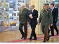 Tổng thống Nga Putin và các quan chức quân sự cấp cao.