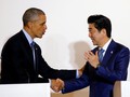 Tổng thống Mỹ Barack Obama và Thủ tướng Nhật Bản Shinzo Abe - Ảnh: Reuters