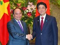Ngày 28/5/2016, tại Tokyo, Thủ tướng Nguyễn Xuân Phúc hội đàm với Thủ tướng Nhật Bản Shinzo Abe. Nguồn ảnh: VOV