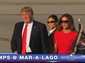 Ông Trump đoàn tụ với vợ Melania lần đầu tiên kể từ khi nhậm chức.