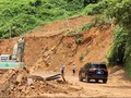 Đoạn qua vị trí sạt lở đã chính thức thông đường.
