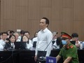 Ông Trịnh Văn Quyết tại phiên tòa sơ thẩm. Ảnh: N.T.