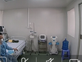 Bệnh nhân tại phòng cách ly áp lực âm BV Dã chiến Củ Chi (TP.HCM). Ảnh: SYT