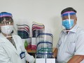 Những chiến sĩ "áo trắng" BV Chợ Rẫy làm tấm chắn giọt bắn, bảo vệ sức khỏe trong khi làm nhiệm vụ. Ảnh: BVCC