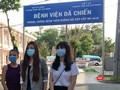 Các bệnh nhân tại BV Dã chiến Củ Chi được xuất viện trong chiều 29/3. Ảnh: P.N