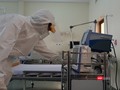 Nhân viên y tế tại BV Dã chiến Củ Chi. Ảnh: N.T